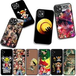 Funda para Teléfono con Diseño de Luffy y Roronoa Zoro para Apple iPhone 16 15 14 Plus 13 12 Mini 17 Pro Max + ProMax 16E Air