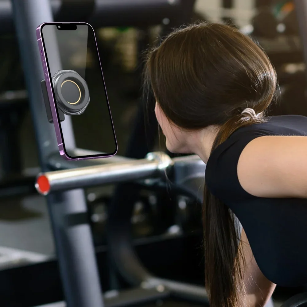 Soporte magnético portátil para teléfono con soporte de montaje de rotación 360 para carrito de Golf, barco, nevera, gimnasio, iPhone, Samsung, Xiaomi - imagen 2