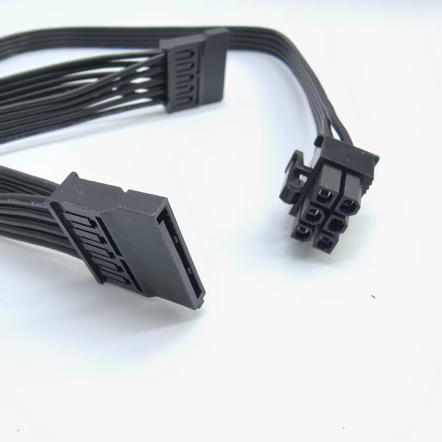 Cable ATX 6 pines para 3 SATA HDD Thermaltake TR2 RX500 - imagen 4
