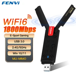 FENVI AX1800 Adaptador USB WiFi 6 Doble Banda 2.4G/5GHz Inalámbrico