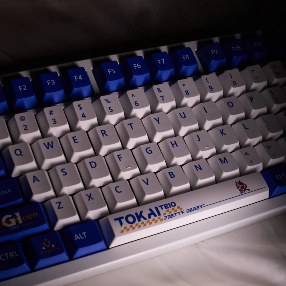 Tokai Teio-Juego de teclas Cherry Profile, 142 teclas, sublimación de tinte PBT, teclas de Anime para interruptores Mx, Teclado mecánico para jugar - imagen 3
