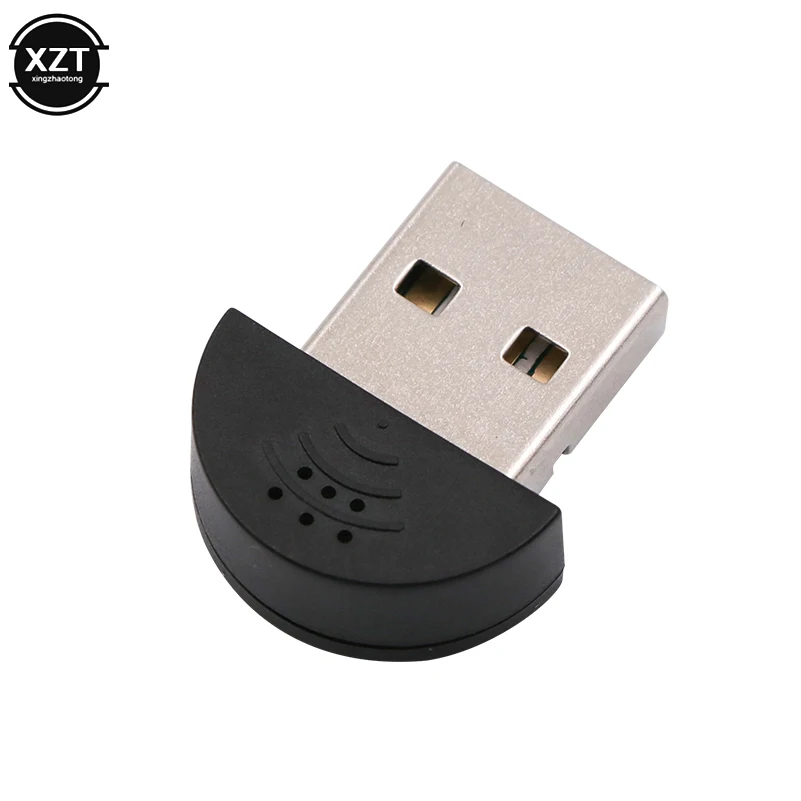 Super Mini USB 2,0 micrófono Adaptador de Audio micrófono portátil Studio Speech Driver gratis para portátil/Notebook/PC/MSN/Skype - imagen 5