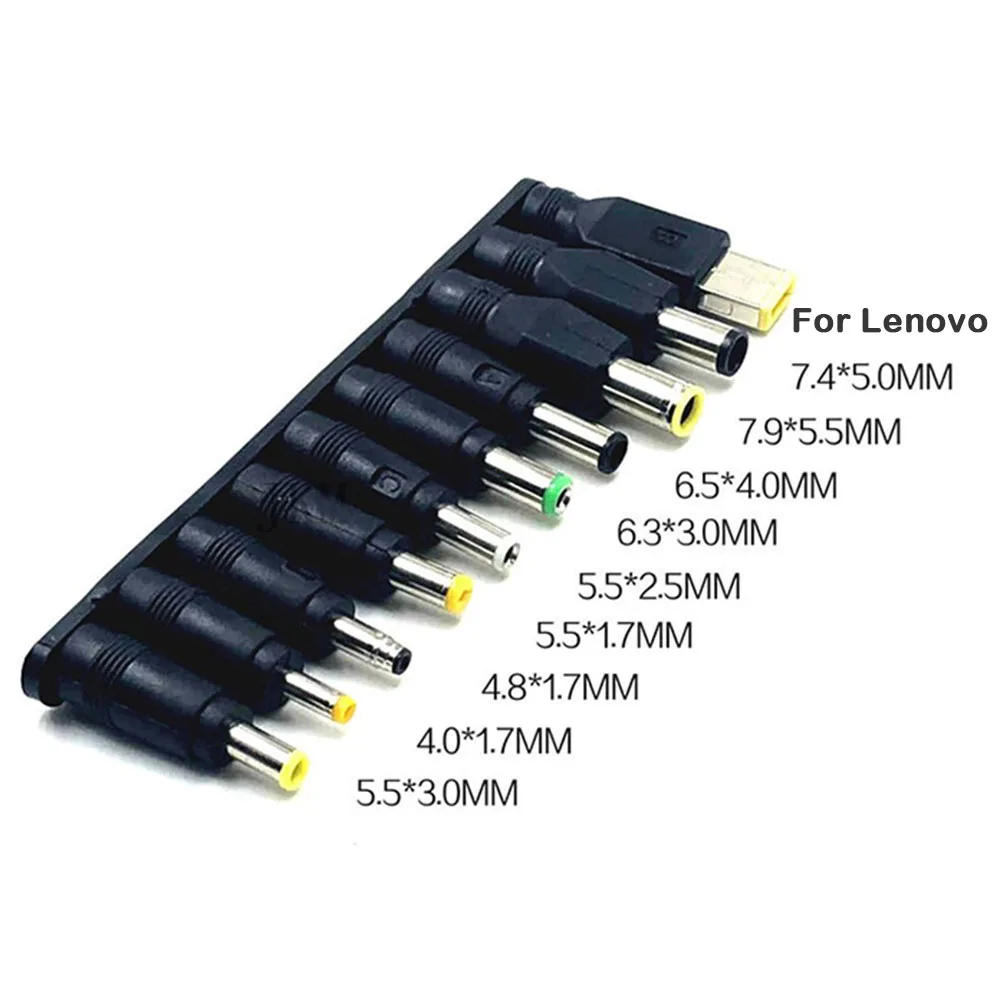 1 Juego Universal para Lenovo, Samsung, ASUS, Notebook, portátil, cargador de corriente CC, adaptador de suministro, puntas, conector Jack para enchufe de carga - imagen 3