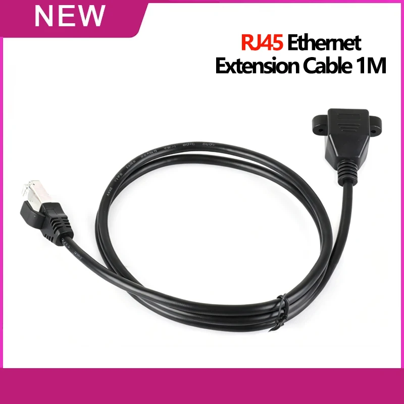 Cable de extensión Ethernet Waveshare RJ45 Cable de red CAT.5e de 1M Funda de PVC de hierro niquelado
