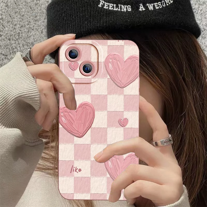 Funda para Samsung Galaxy A22 A 22 4G, carcasa de silicona suave con corazón de amor, para mujeres, niñas y amigos, color rosa - imagen 2