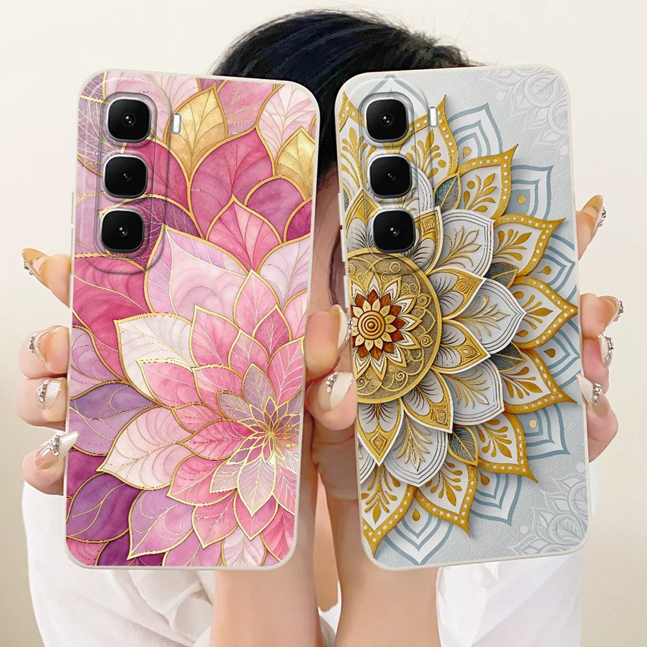 Para Infinix Hot 60 funda caliente 60i 4G Cool Owl Dragon cubierta pintada suave TPU funda de teléfono para Infinix Hot 60 Pro Plus Hot60 i 4G bolsas - imagen 2