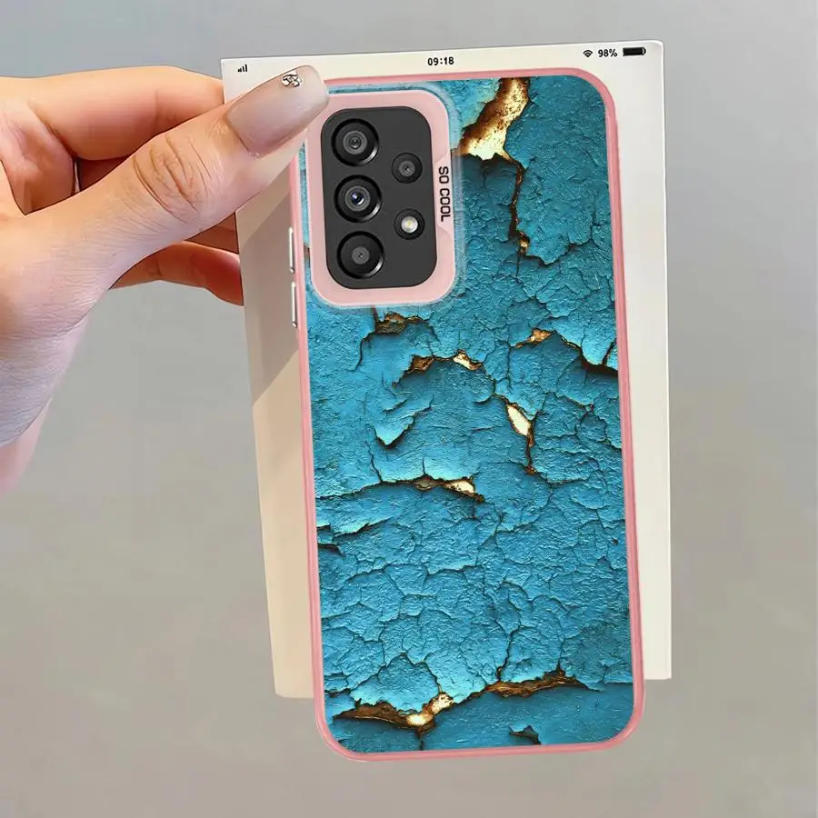 Funda para Samsung para Galaxy A12 A25 A22 A14 A16 A34 A32 A15 A24 A13 A23 funda suave diseño Retro oxidado - imagen 2