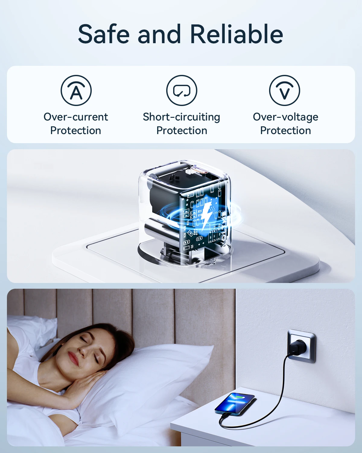 Cargador USB VOLTME de 20W, cargador USB C portátil, compatible con PPS tipo C PD, carga rápida para iPhone 15 14 Pro Max, cargador de teléfono móvil - imagen 3