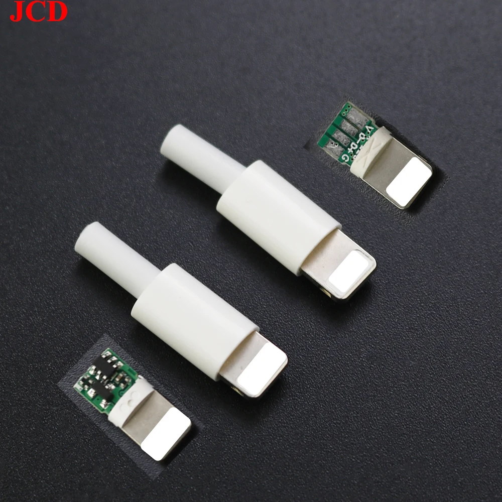 Enchufe de carga de alimentación USB para iphone, Conector de placa de chip, soldadura de datos, interfaz de línea OTG, adaptador de cable DIY, 5 Juegos