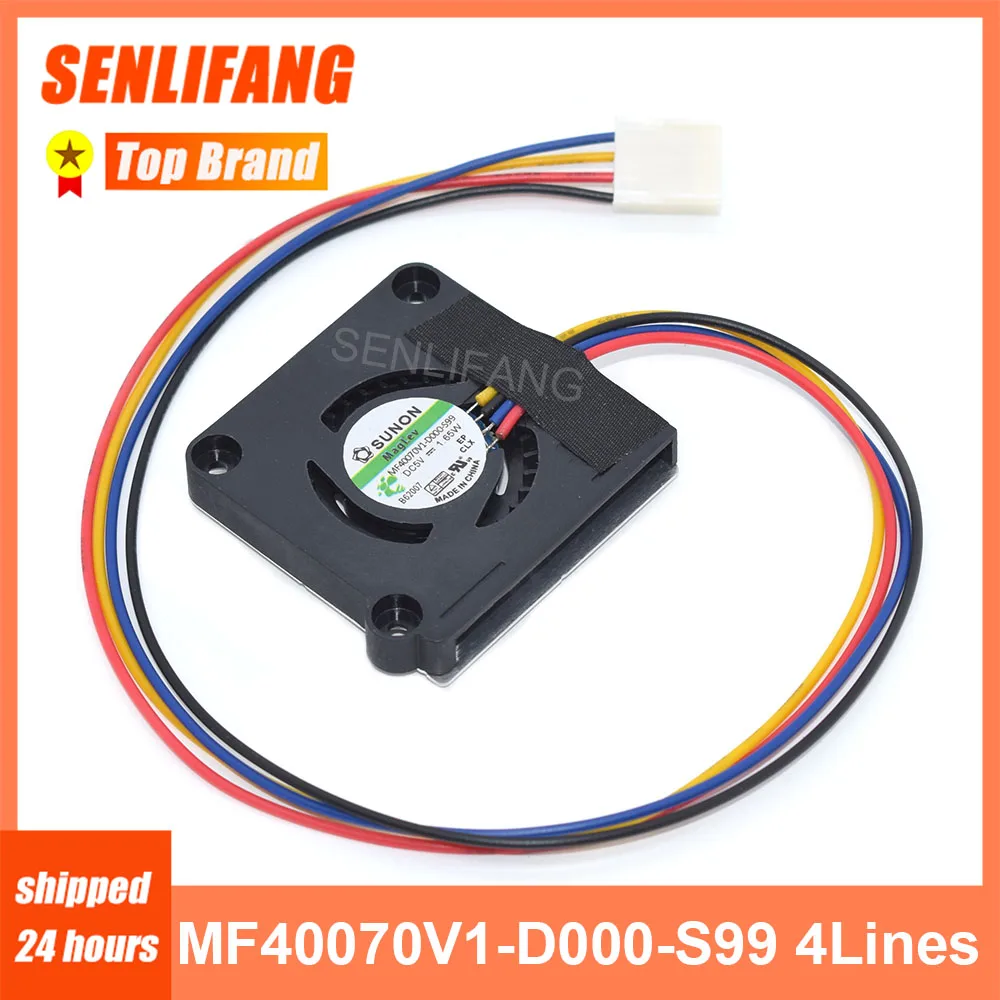 MF40070V1-D000-S99 de refrigeración para SUNON, ventilador de 3 líneas y 4 líneas, EF40070S1-C020-G99, DC5V, 4CM, 40x40x7MM, 1,65 W, 1,82 W - imagen 4