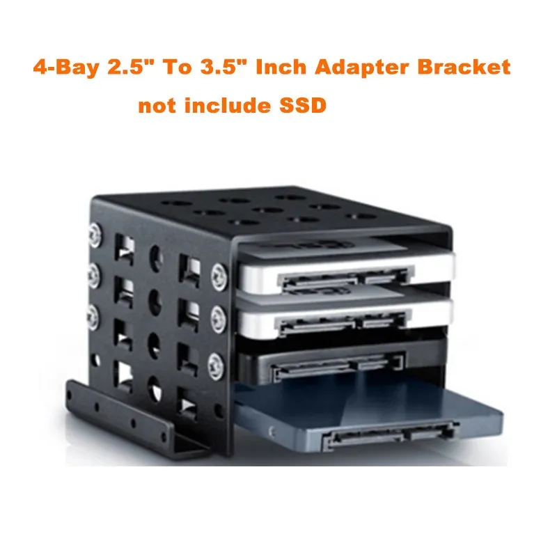 Adaptador aluminio HDD SSD 2.5 hacia 3.5 pulgadas bandeja interna - imagen 5