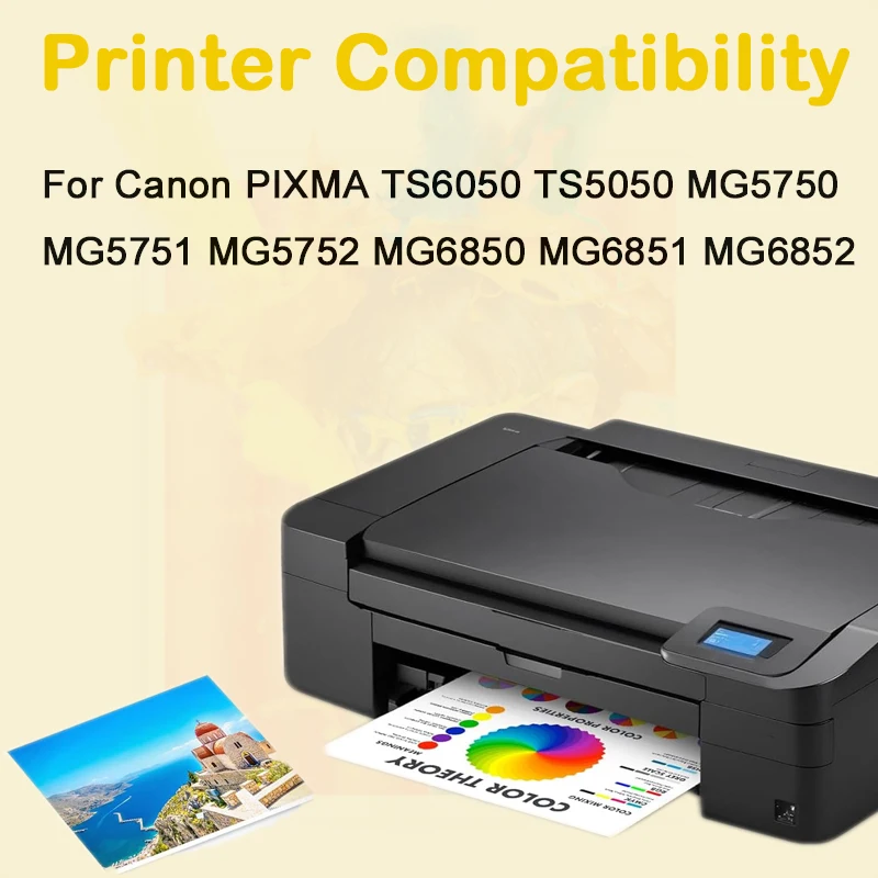 Europa PGI 570 CLI 571 Compatible PGI 570 CLI 571 cartucho deink para Canon PIXMA MG5750 MG5751 MG6851 MG6852 TS6050 TS5050 T5051 - imagen 2