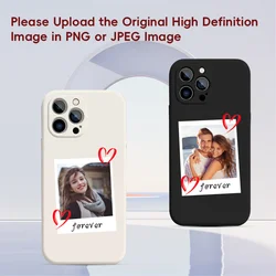 Funda TPU Personalizada para iPhone – Foto de Pareja