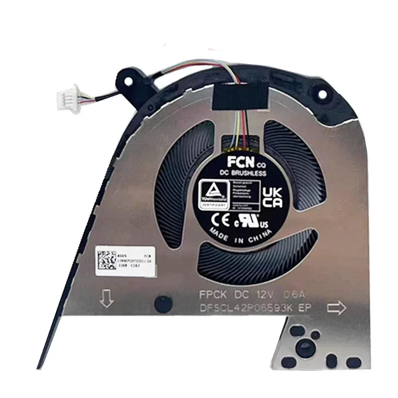 Ventilador de refrigeración CPU + GPU de repuesto para portátil serie ASUS Pro 15x OLED K6501Z K6500ZC K6501ZM EB74 - imagen 4