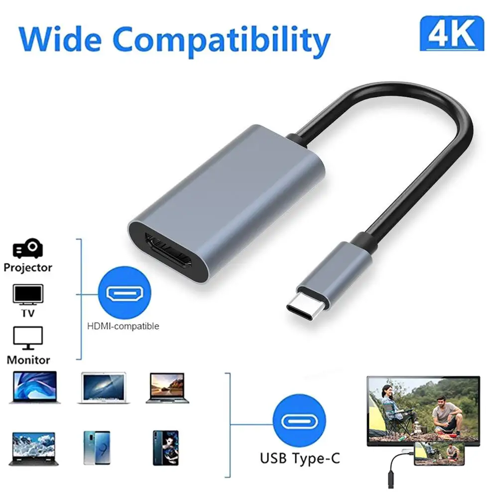 USB C HUB 4K 30/60Hz tipo C a HDMI 2,0 PD 100W adaptador para Macbook IPad Pro Air M2 M1 Sumsang accesorios de PC USB 3,0 HUB R3N1
