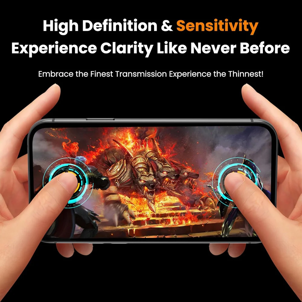 HD Película de teléfono para iPhone 17 16 15 14 Pro Max Protector de pantalla de vidrio iPhone 13 Mini 12 11 Pro cristal templado iPhone 16 Plus Película de lente de cámara For iPhone 16 Pro Max Glass - imagen 5