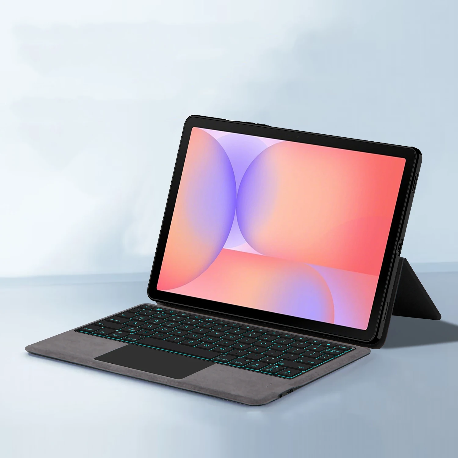 Funda de teclado para Samsung Galaxy Tab S9 11 "S10 Lite 10,9 pulgadas funda para tableta para Tab S9 FE/S10 FE 10,9" teclado retroiluminado con panel táctil - imagen 5