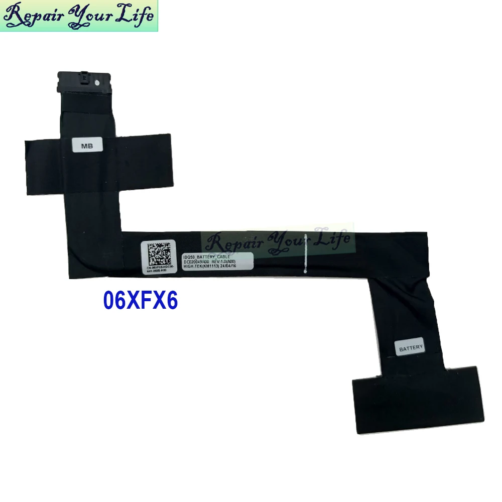 Cable de batería 6XFX6 para Dell G15, 5530, 5531, 5535, 5540, 5545, 06XFX6, IDQ50, DC020049R00, piezas internas de ordenador portátil para juegos, conector de vídeo - imagen 2