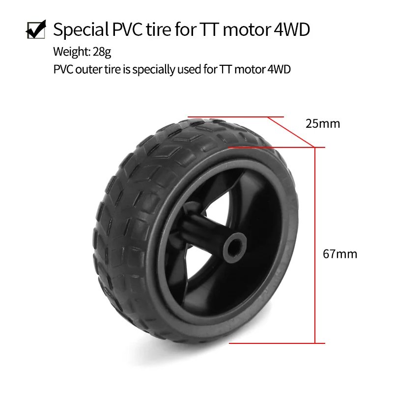 WHEELTEC 65mm rad reifen robot schwamm liner inteligente auto rad ziwa rad selbst ausgleich auto reifen - imagen 5
