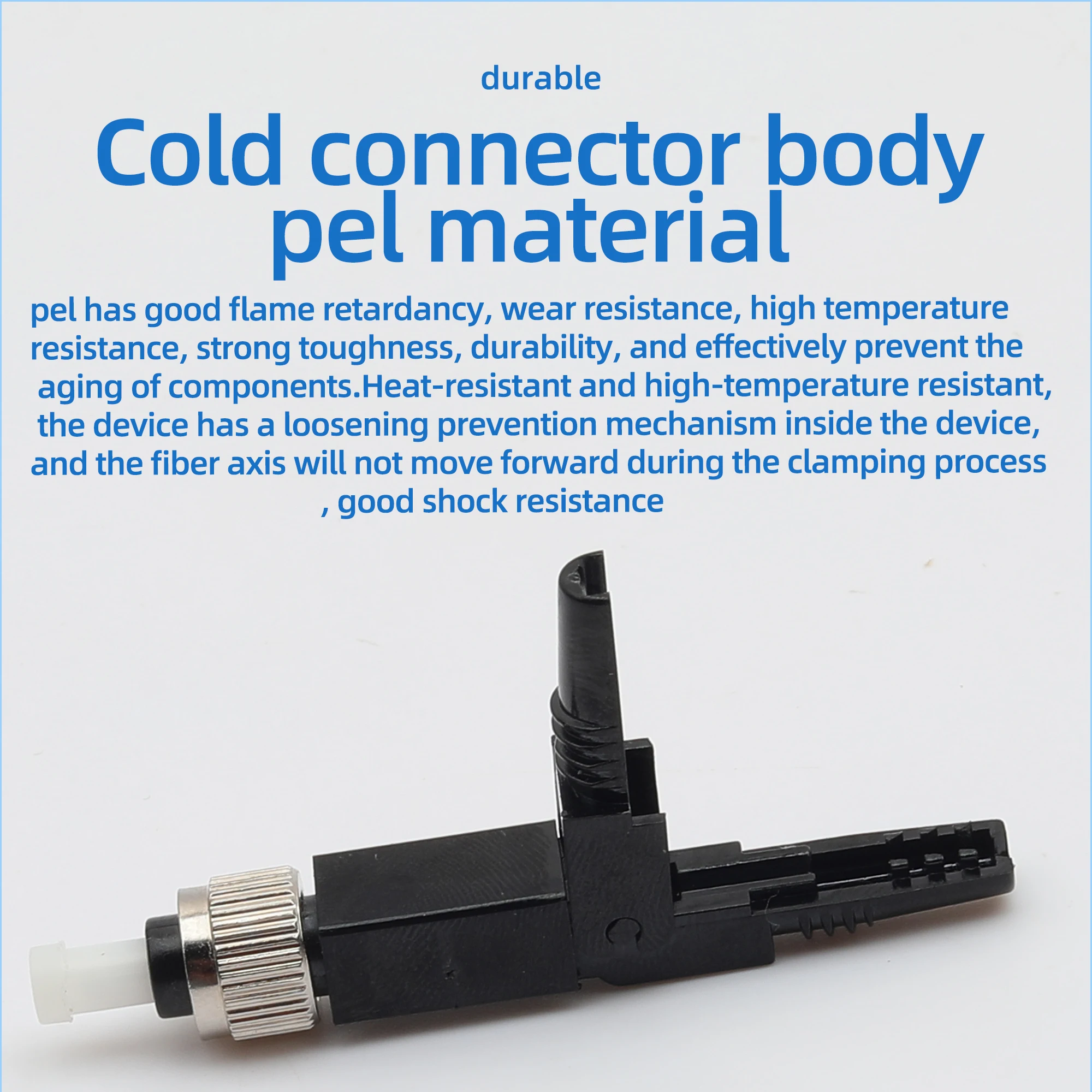 KELUSHI-conector rápido de fibra óptica, conector rápido integrado FTTH flex, acoplador de conexión en frío, empalmador, adaptador de Unión Telecom, 10 piezas FC - imagen 4