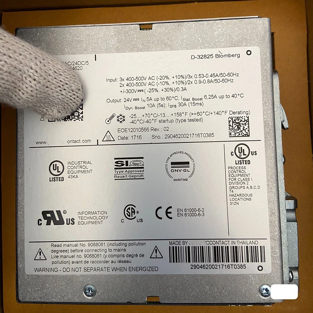 Para unidad de fuente de alimentación Phoenix - QUINT4-PS/3AC/24DC/5 2904620