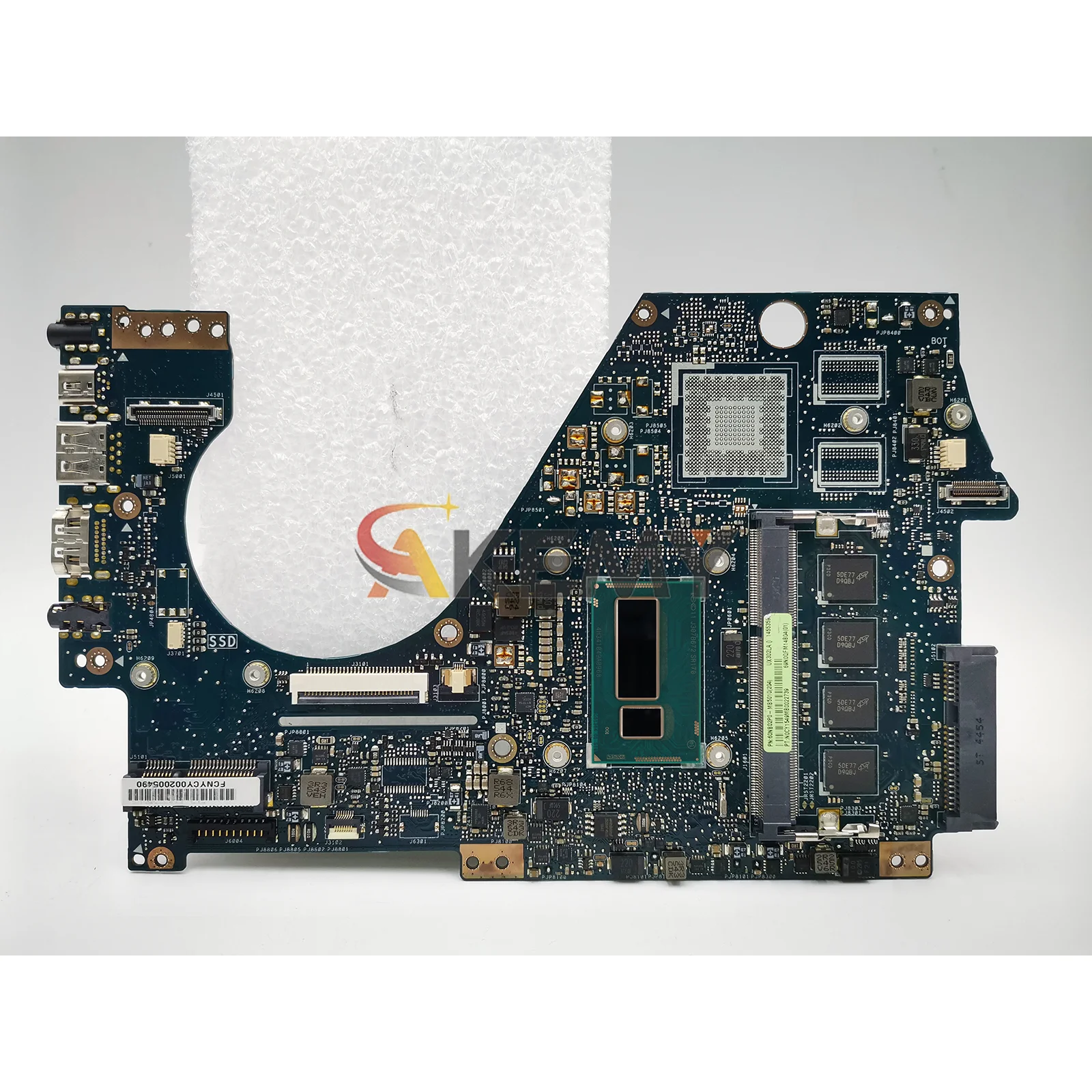 Placa base para ordenador portátil UX302LA para ASUS ZenBook UX302L UX302LA UX302LG UX302LN UX302LNB con I3 I5 I7 pruebas de CPU OK envío rápido - imagen 3