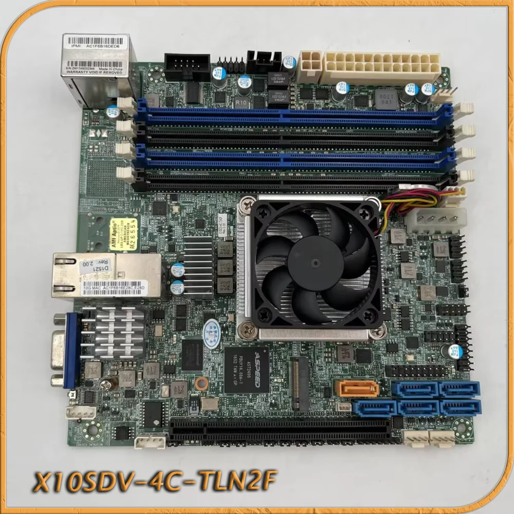 X10SDV-4C-TLN2F X10SDV-TLN4F para placa base de servidor SUPERMICRO Intel Xeon D-1521 Mini ITX - imagen 2
