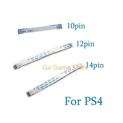 6 uds para controlador PS4 12pin 14pin placa de carga Cable de interruptor de alimentación 10pin Touchpad Cable flexible de cinta