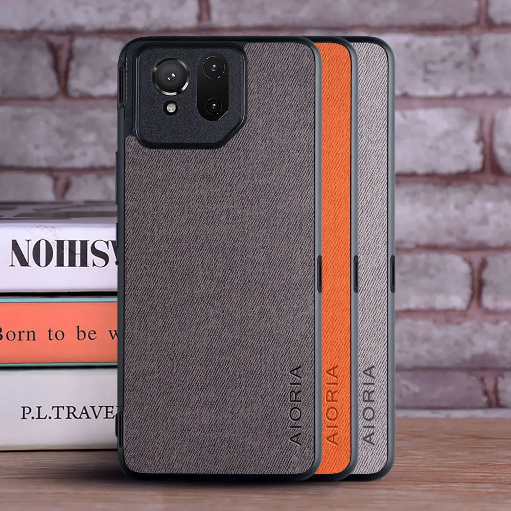 Funda para Asus ROG Phone 9 Pro funda suave Master textil duro cuero moda teléfono cubierta Coqua para asus ROG Phone 9 Pro funda