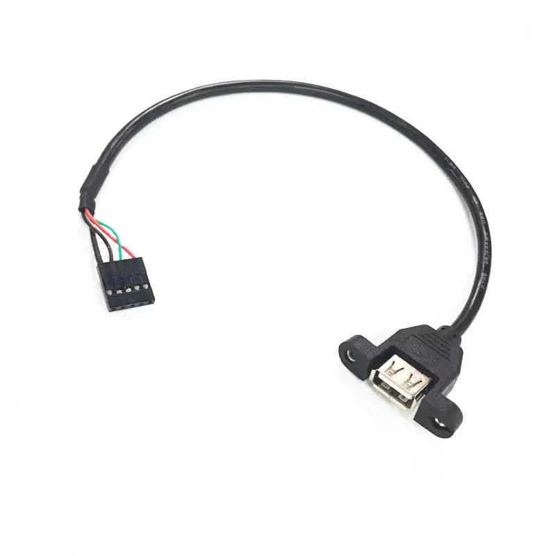 Cable extensión Dupont 5 pines hembra USB-A 2.0 panel 30cm - imagen 5