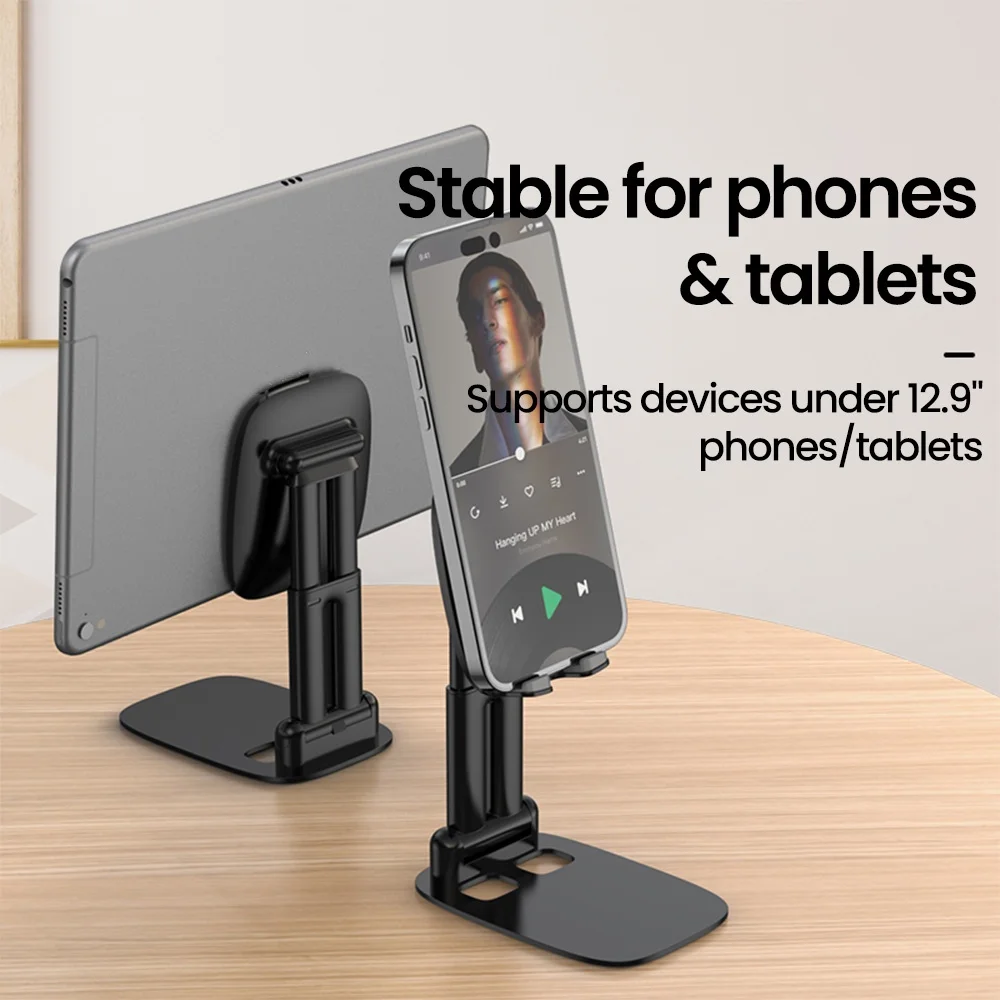 Soporte de teléfono plegable de escritorio para iphone, ipad, Xiaomi, soporte ajustable para tableta de escritorio, soporte Universal para teléfono móvil - imagen 2