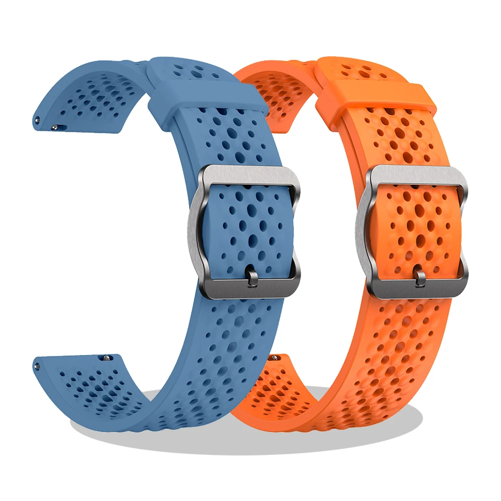 Correa de silicona de 22mm para reloj Haylou 2 Pro RS5 R8 S8 pulsera para Haylou Solar Plus RT3 Solar LS05 GST RT2