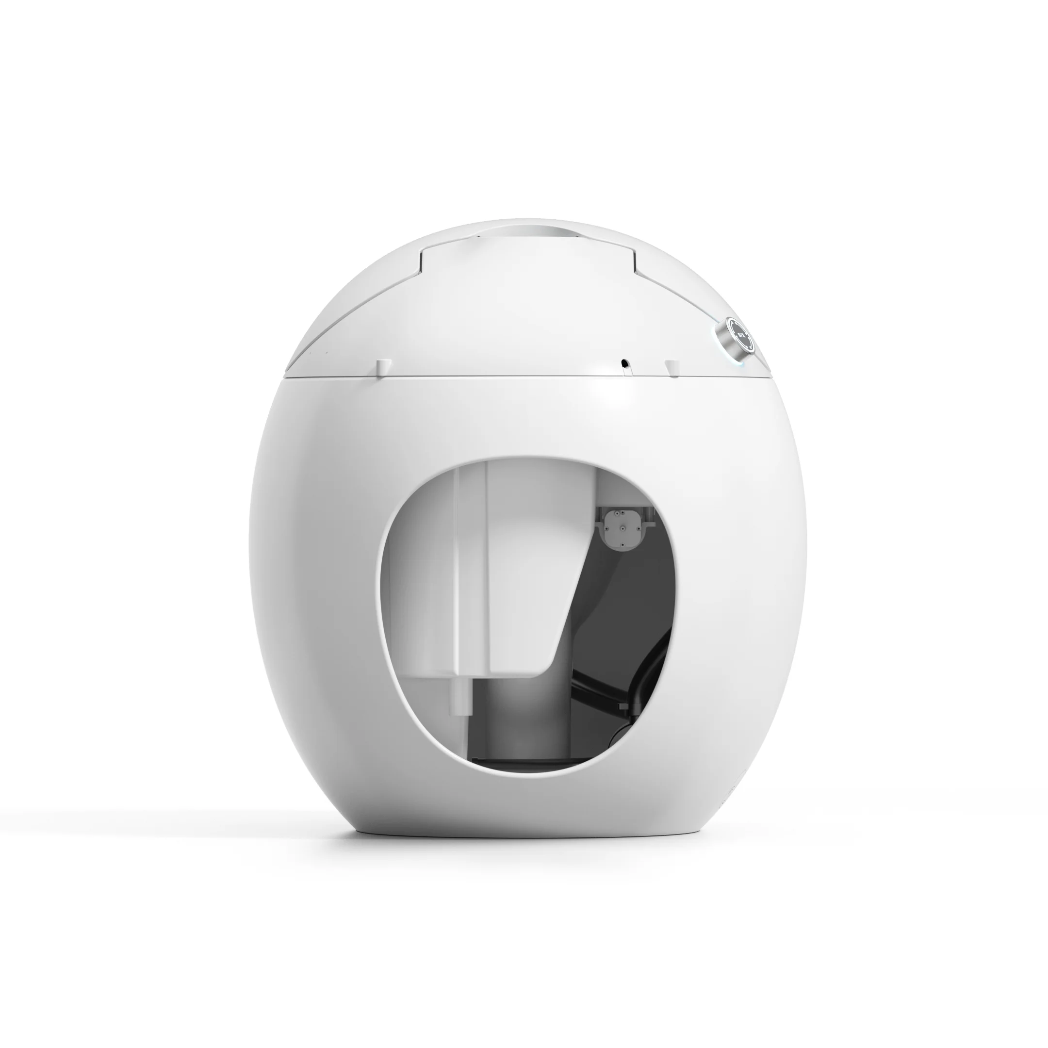 Nuevo diseño de estilo, juego de Wc, baño, WC de lujo, inodoro inteligente con tanque de agua incorporado, inodoro inteligente con forma de huevo - imagen 3