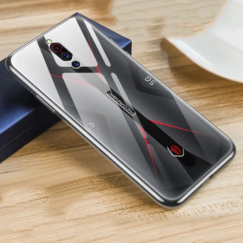 Funda transparente de TPU para teléfono móvil, carcasa suave de silicona para ZTE Nubia Red Magic 6 Pro 6R, Red Magic 5 5S Mars - imagen 2