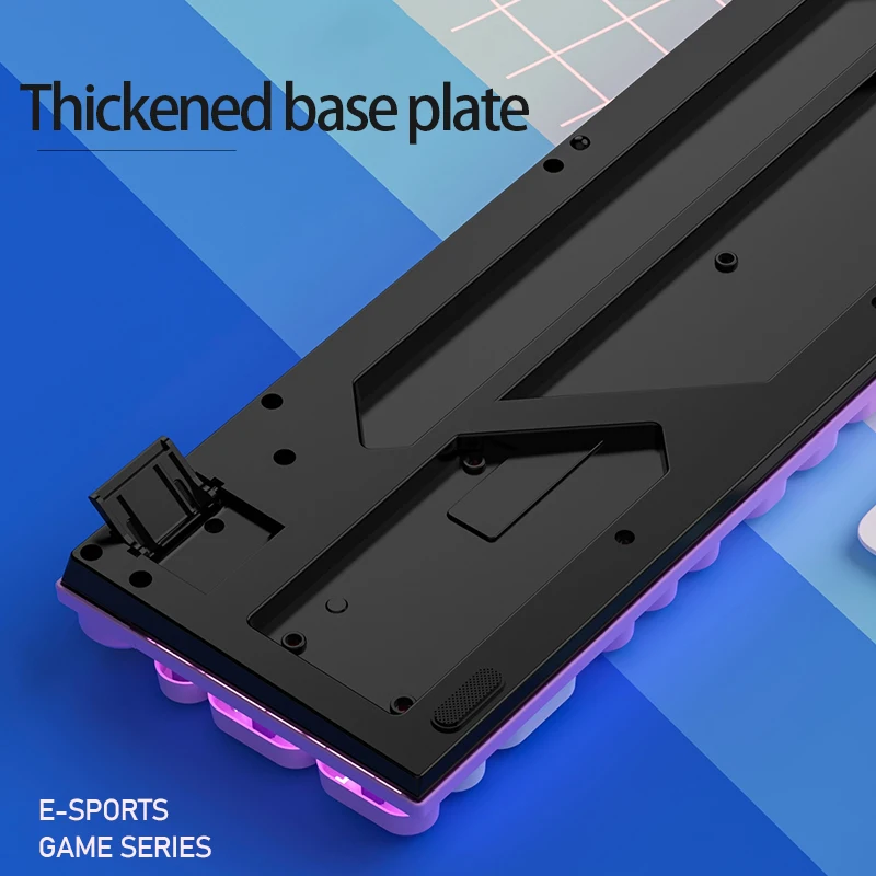 Teclado de oficina con cable USB USB, escritura silenciosa, diseño ergonómico para computadora doméstica/negocios/de escritorio, Compatible con PC/portátil - imagen 5
