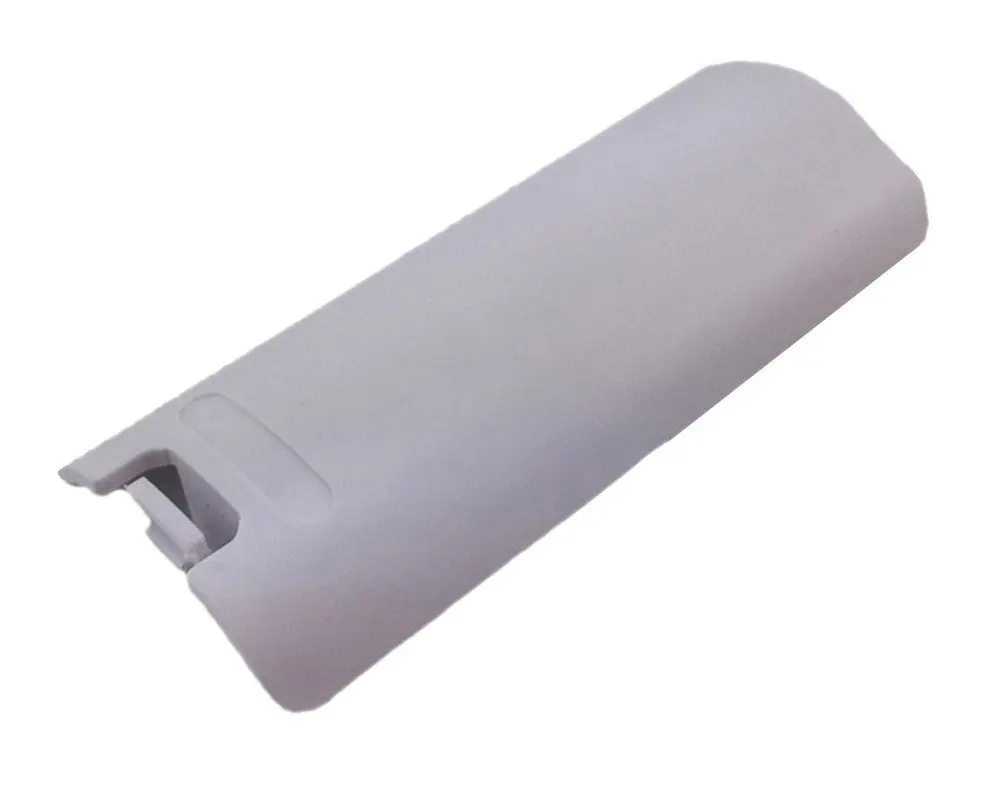Carcasa de la cubierta de la puerta trasera de la batería de repuesto en blanco y negro para mando a distancia Nintendo Wii - imagen 4