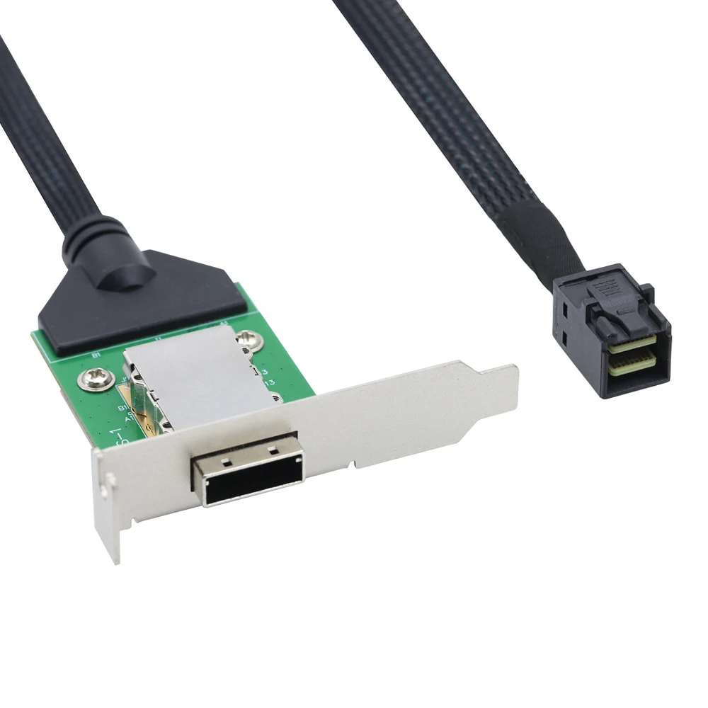 Mini SAS HD SFF-8643 a HD SFF-8088, servidor de Cable hembra PCBA, arnés de conversión interna y externa - imagen 3