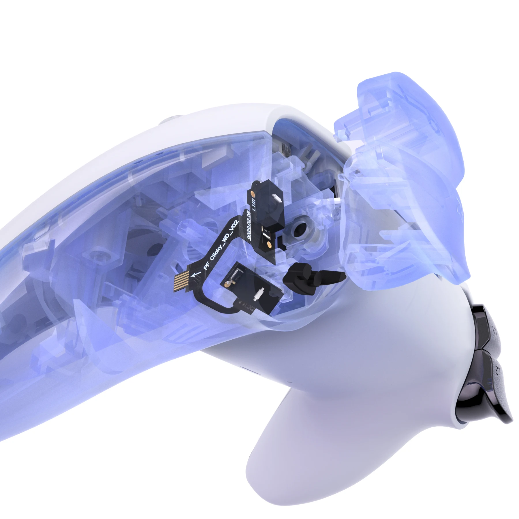 Microinterruptor eXtremeRate-Kit de gatillo de pelo Clicky versión fuerte para controlador ps5 BDM-010 y botones de hombro BDM-020 - imagen 2