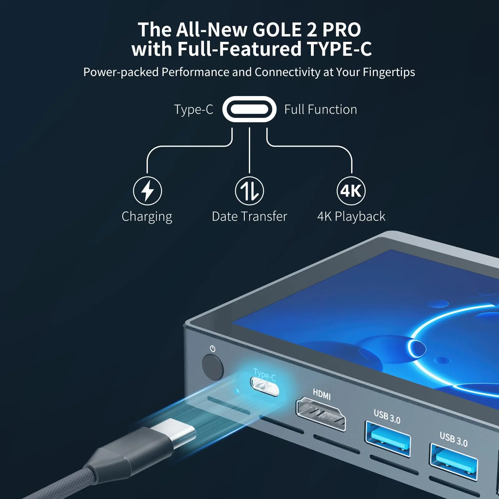 Higole Gole 2 Pro Intel N5095 Mini PC Window 11 WiFi5 8/16GB 256GB 2500mAh 4K ordenador de escritorio pantalla táctil 5,5 ''Windows Tablet - imagen 5