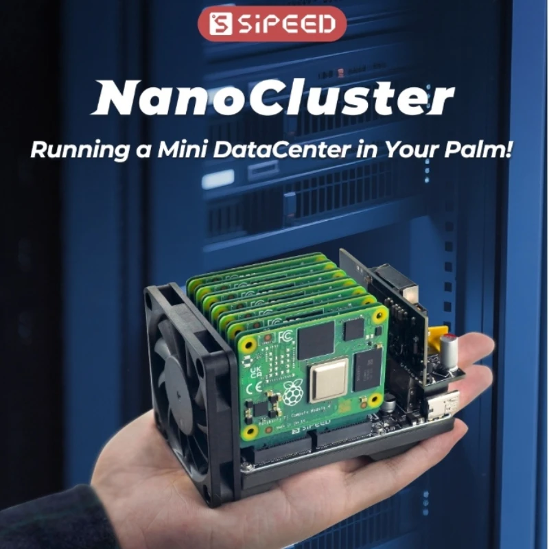Nuevo Mini tablero de grupo Sipeed NanoCluster mini centro de datos para Raspberry Pi CM45/ordenador/LM3H/M4N - imagen 2