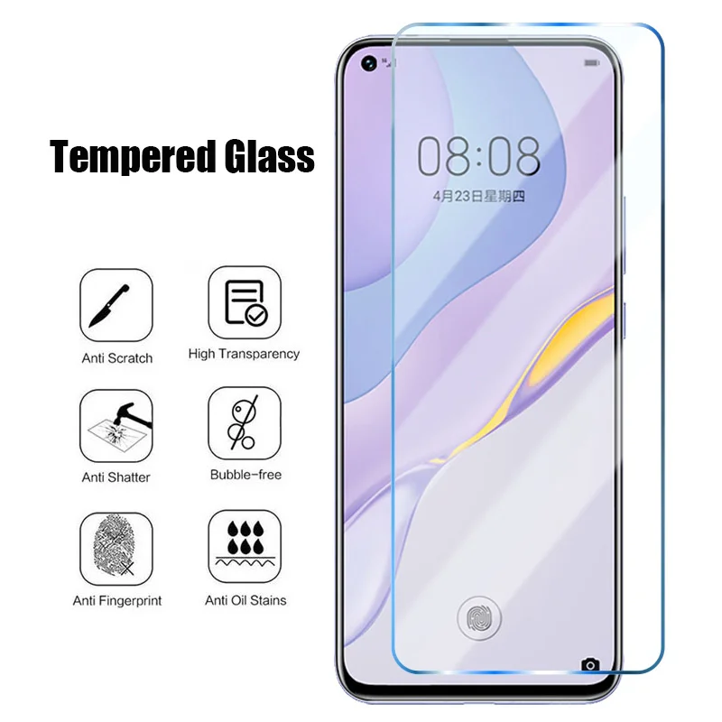 Protector de pantalla de teléfono de vidrio templado 9H para Huawei P40 Lite 5G P 40 Lite E, película protectora, 1 ud./3 uds. - imagen 5