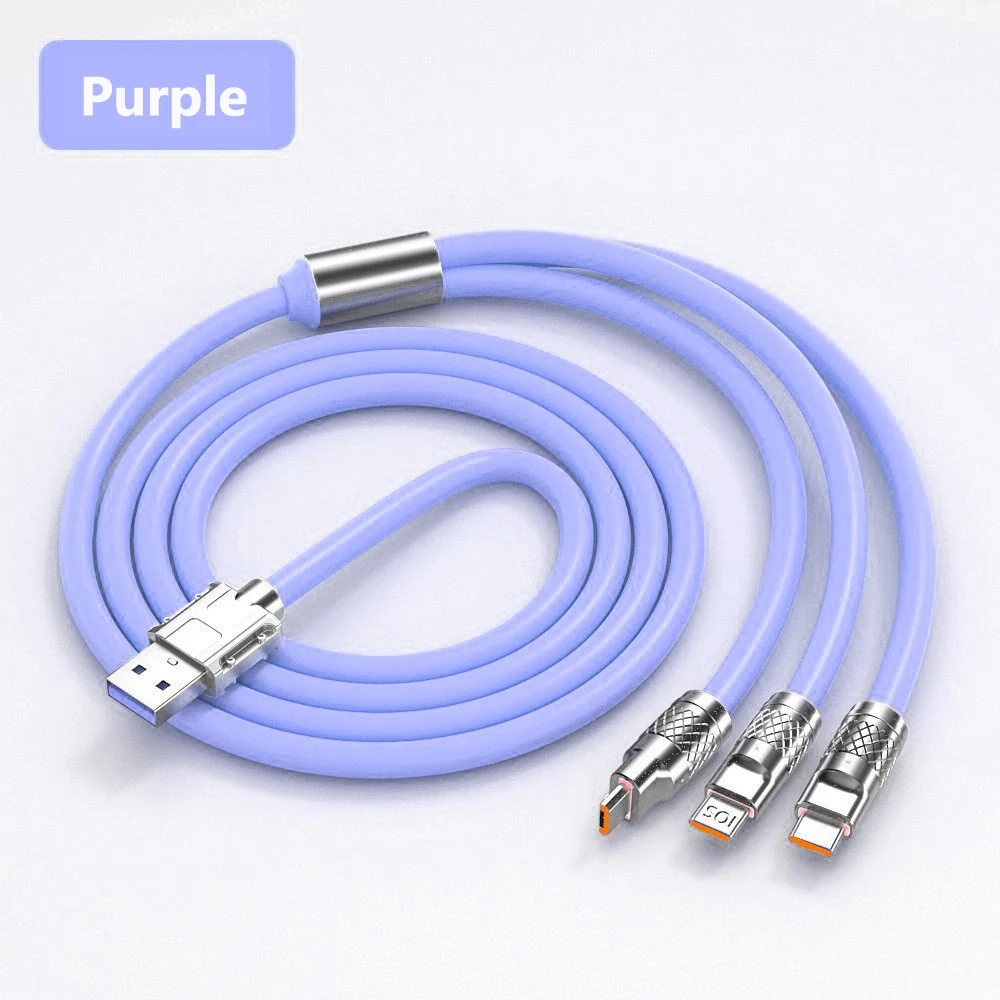 Purple 3 in 1 Cable