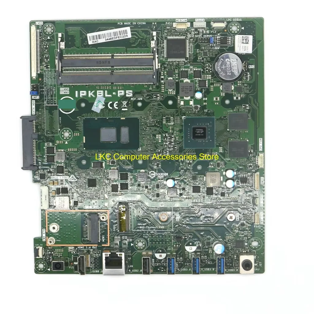 CN-0NRG1Y para DELL Inspiron 22 3277 3477 AIO placa base todo en uno con cpu de I3-7130 NRG1Y 0NRG1Y IPKBL-PS placa base 100% probado - imagen 2
