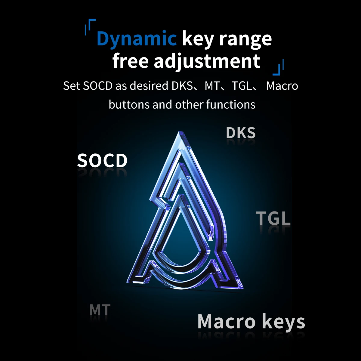 AJAZZ AK820 Max Ultra HE efecto Hall interruptor magnético teclado inalámbrico para juegos E-Sport 8K tasa de orollamiento 2,4G BT conexión DKS RGB - imagen 2