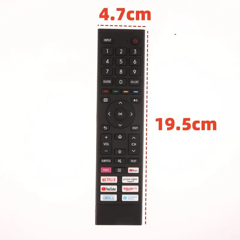 Control remoto de una sola pieza ERF3B80H para televisión Hisense 4K UHD QLED, sin función de voz, recién llegado - imagen 5