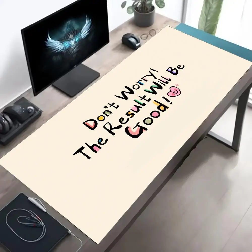 Positivo usted mismo diseño alfombrilla para ratón grande XXL Gaming ratón de goma bloqueo escritorio mini alfombrilla para PC ordenador portátil jugadores trabajo Oficina - imagen 2