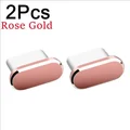 2Pcs Rose Gold