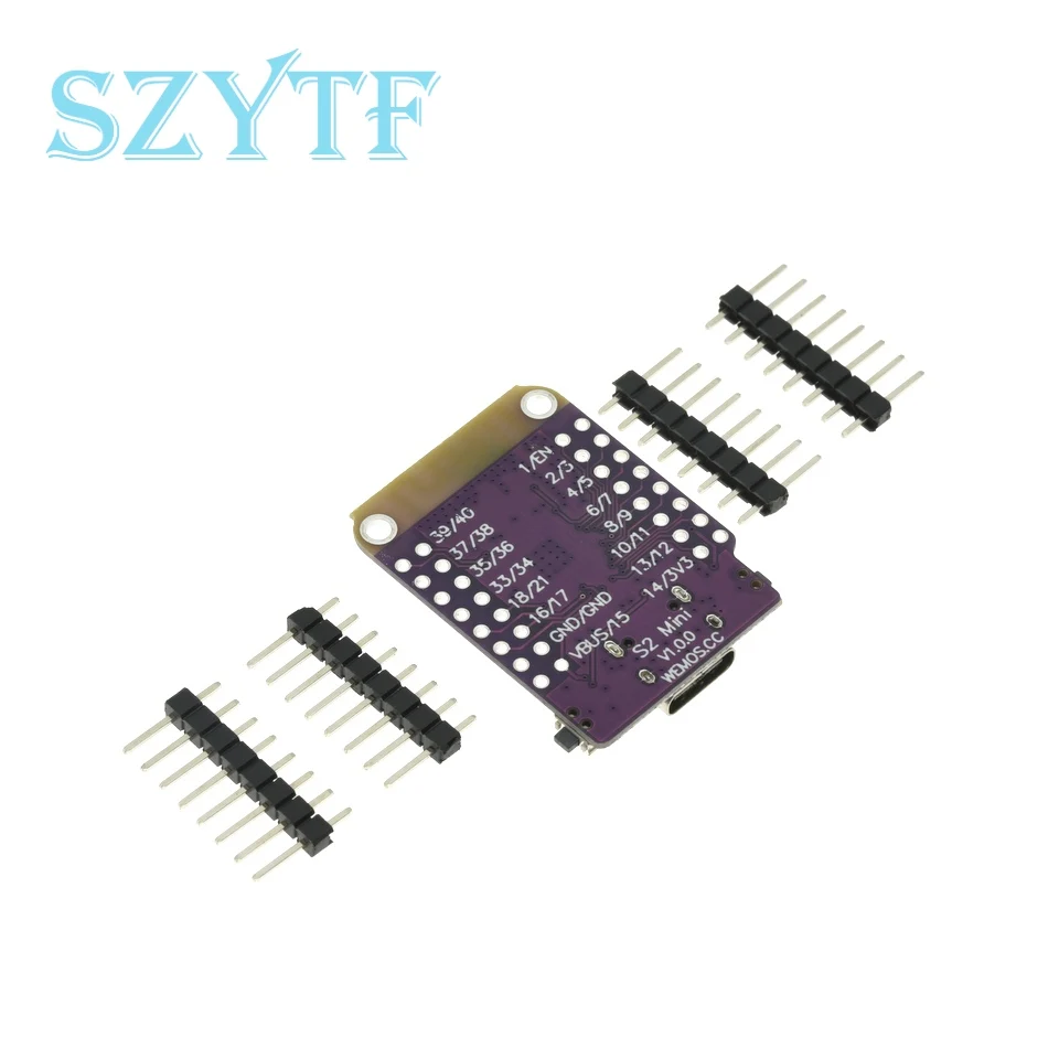 Placa IOT Mini V1.0.0 ESP32 S2, WIFI, ESP32-S2FN4R2, 4MB, FLASH, 2MB, PSRAM, Compatible con Arduino MicroPython - imagen 5