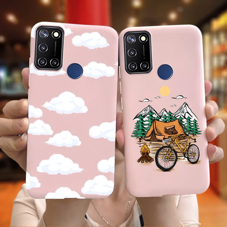 Funda de teléfono para Realme C17 C 17, carcasa de silicona suave, TPU, parachoques trasero para Oppo Realme 7i RMX2103, Funda Realme7i 7 i Global, 6,5" - imagen 3