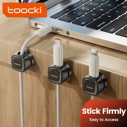 Toocki Clips Magnéticos – Organizador de Cables Escritorio Ajustable